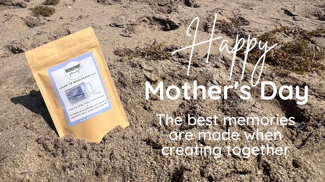 Needlepoint Beginner Kits, Mother’s Day, Handmade Gifts, Beginner Needlepoint, DIY Gift Ideas, Embroidery Kits, Gifts for Mom, Craft Kits